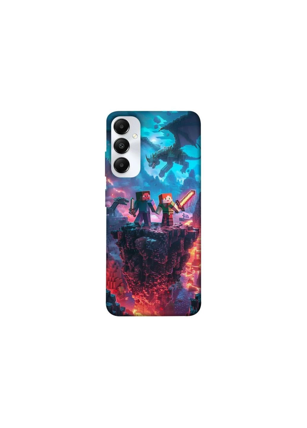 Чехол на Samsung Galaxy A05s Minecraft v3 Frontalka (380643722)