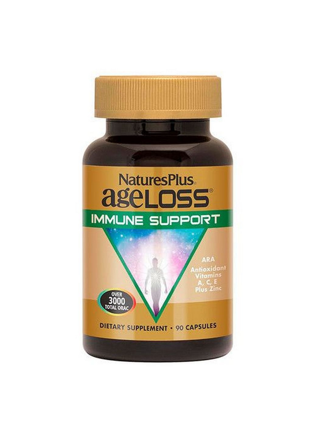 Натуральна добавка AgeLoss Immune Support, 90 капсул Natures Plus (293417965)