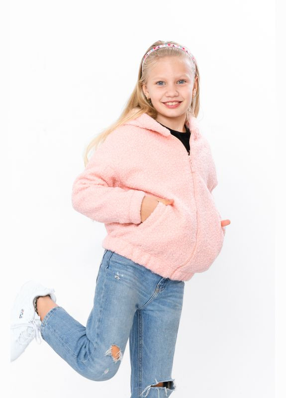 Розовая демисезонная джем-куртка для девочки Носи своє