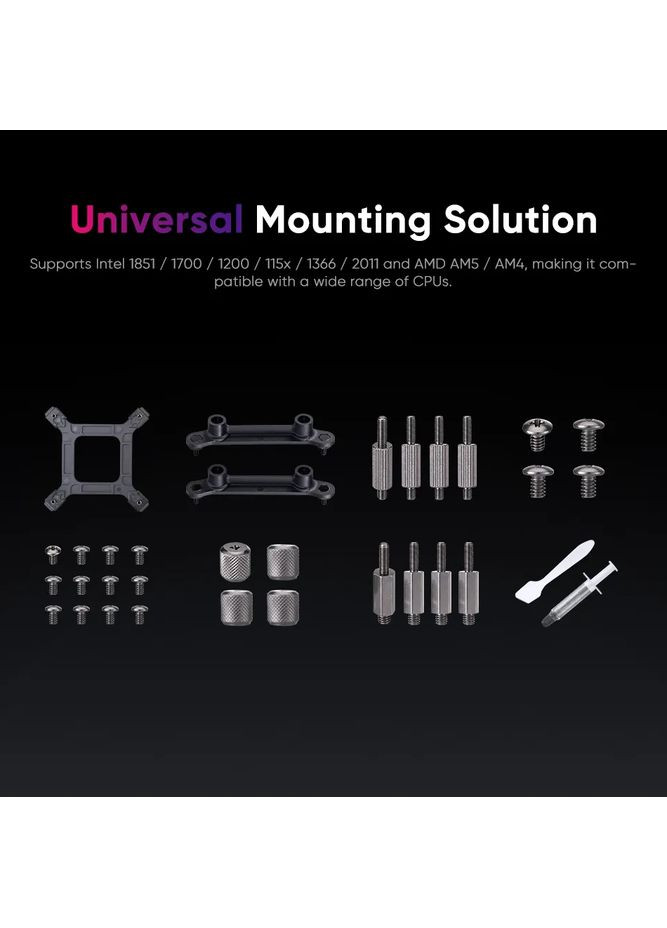 Система водяного охолодження X-240 Black 1STPLAYER (360395495)