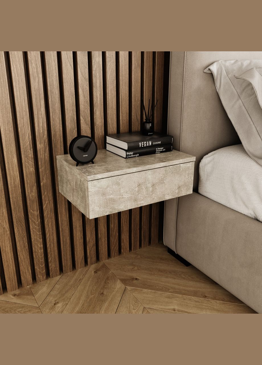 Навісна приліжкова тумба для спальні GT-0102 від MORELI (335423992)