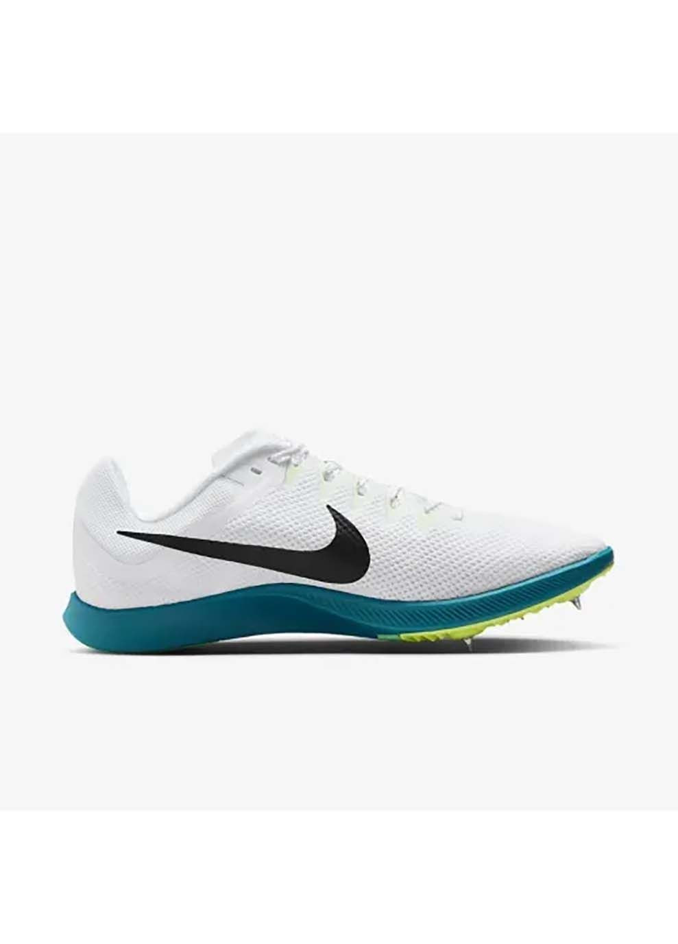 Белые демисезонные мужские кроссовки zoom rival distance белый Nike