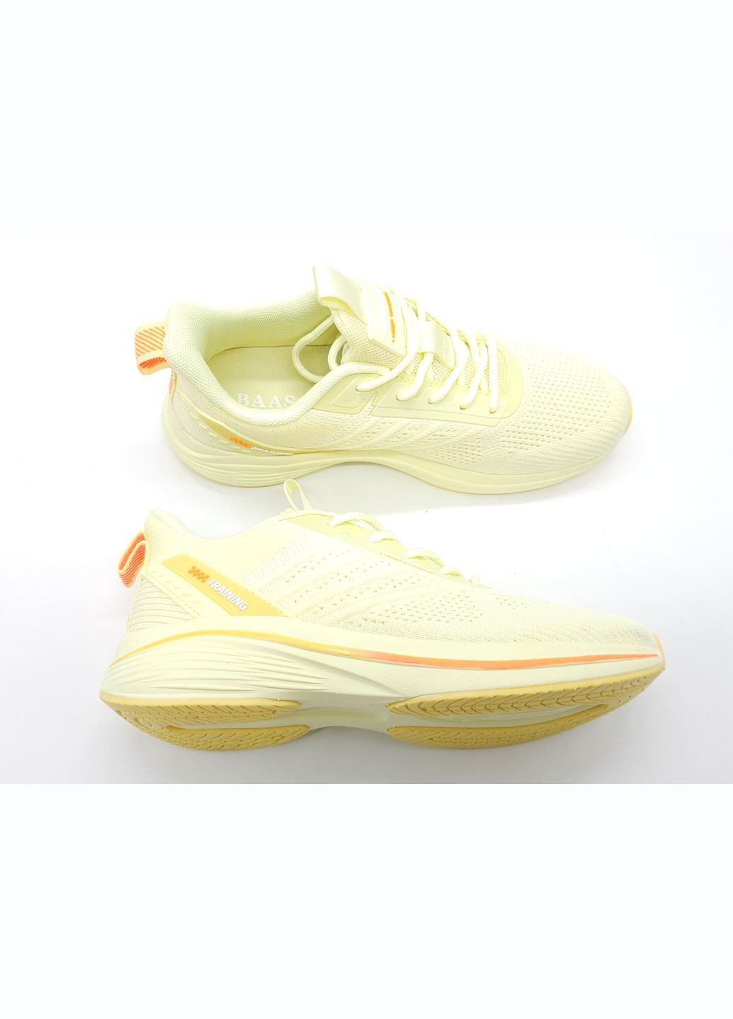 Жовті всесезонні жіночі кросівки жовті текстиль bs-18-3 24 см (р) Baas