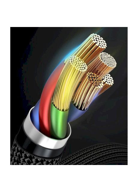 Кабель Cafule Type-C to Lightning PD 18 W 1 м CATLKLF-G1 Black-Grey (CATLKLF-G1) Baseus (339084363)