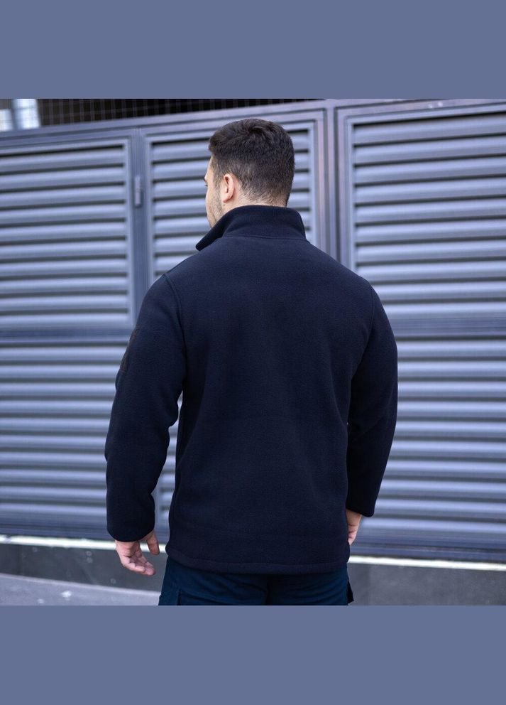 Тактическая мужская флисовая кофта синяя No Brand (346085201)