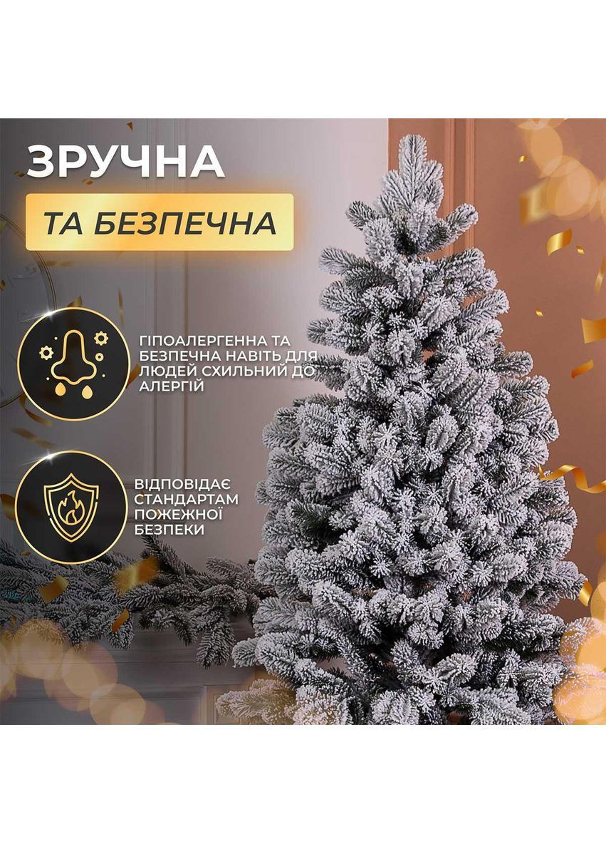 Ялинка штучна 1.8 м Говерла засніжена No Brand (369477971)