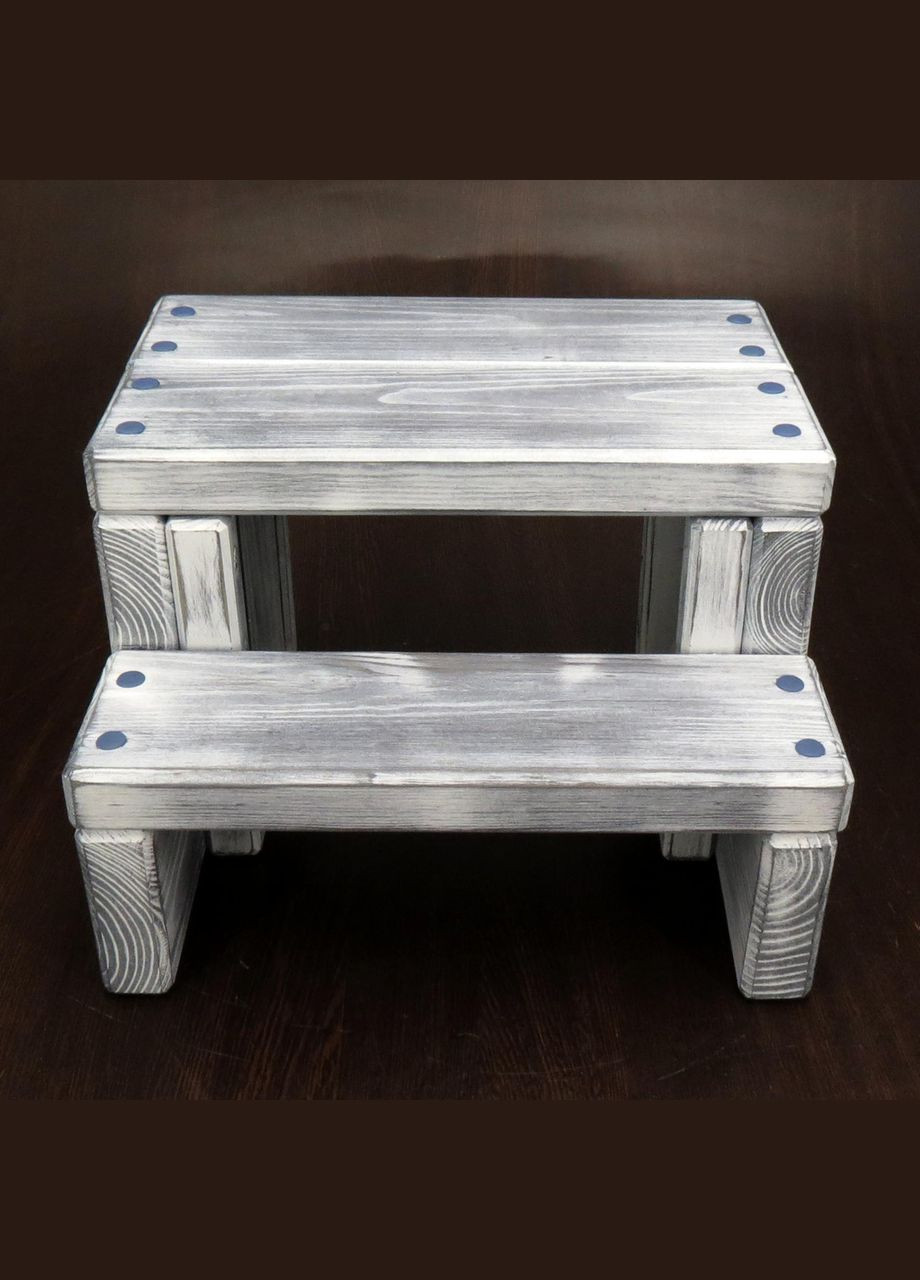 Скамейка-ступенька из дерева Гудзон шебби (ССТ-000321) No Brand (327847122)