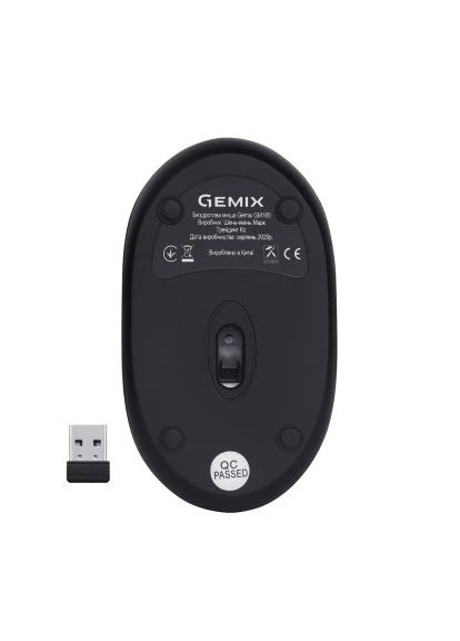 Мышь GM185 Wireless Black (GM185Bk) Gemix (397283179)