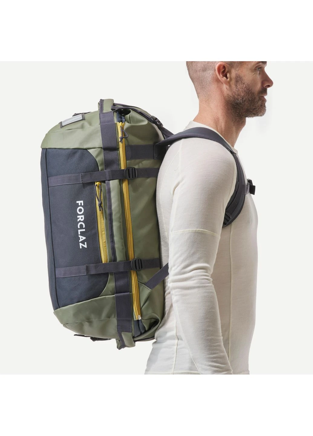 Спортивна Дорожня Сумка/Рюкзак для Трекінгу 40-60л 55 x 40 x 32см FORCLAZ (336550415)