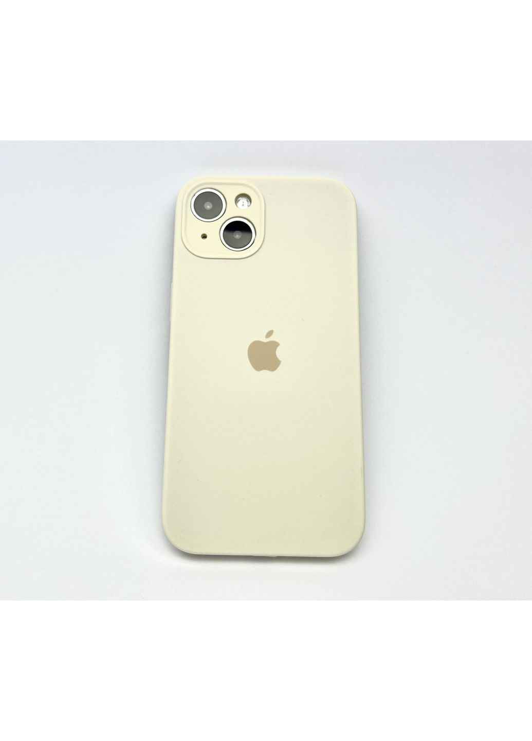 Чехол на айфон 13 Silicone case на 13 full camera силиконовый закрытая камера / Beige No Brand (369137014)