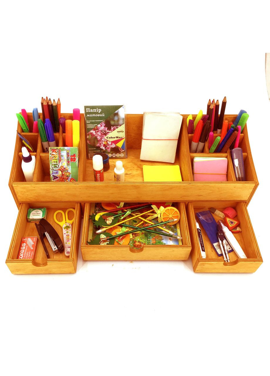 Настольный органайзер из дерева Адолфо карри (КНЦ-008403) No Brand (328228156)