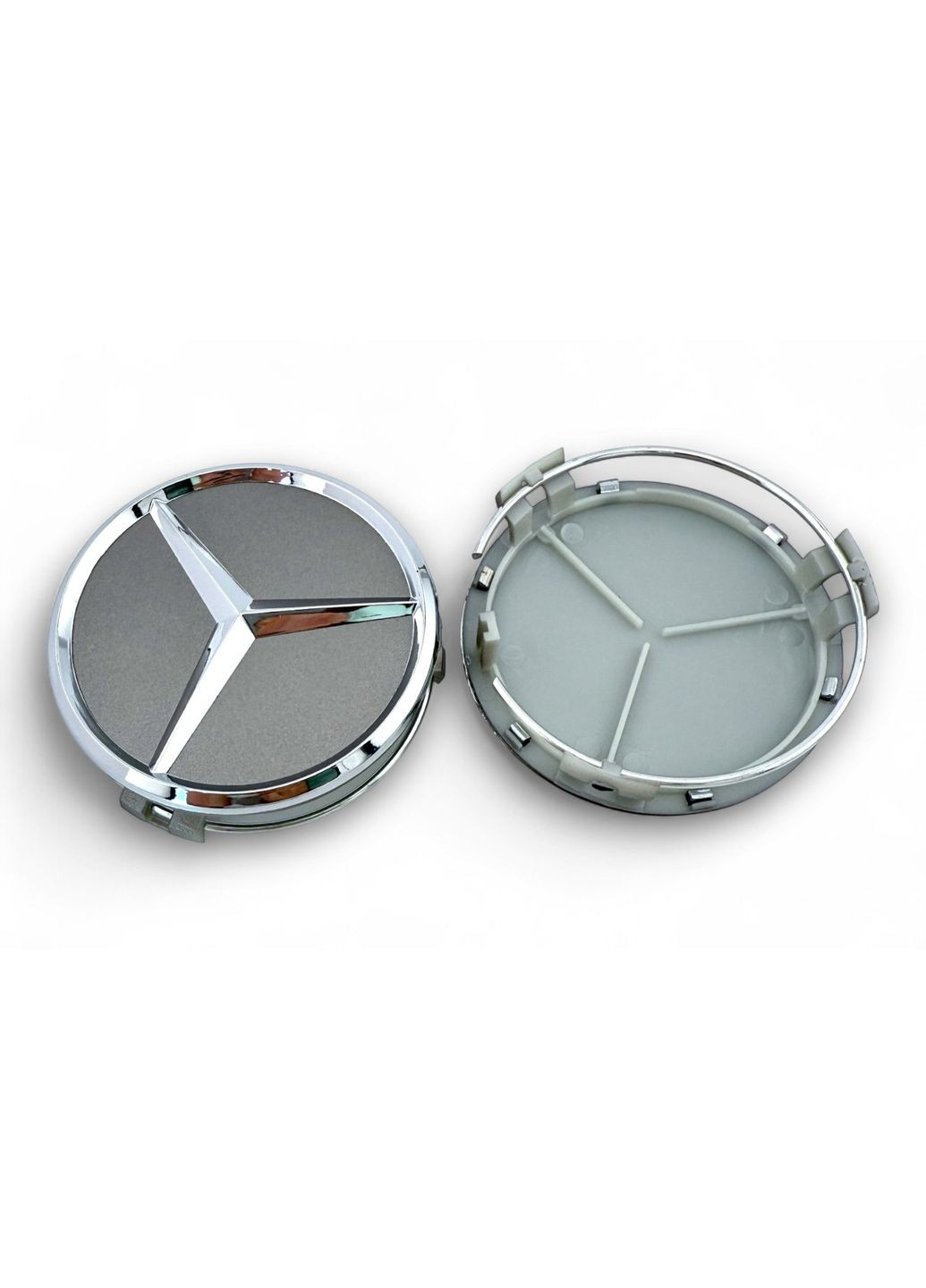 Ковпачок в диски Мерседес заглушка для дисків Mercedes 75/68 мм. Графіт (1 шт.) Mercedes-Benz (354698328)