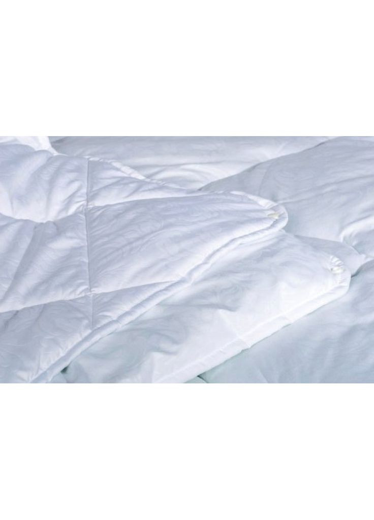 Ковдра "Зима - Літо" на кнопках закрита однотонна холлофайбер (Мікрофібра) Двоспальне 180х210 54824 Moda (365963975)