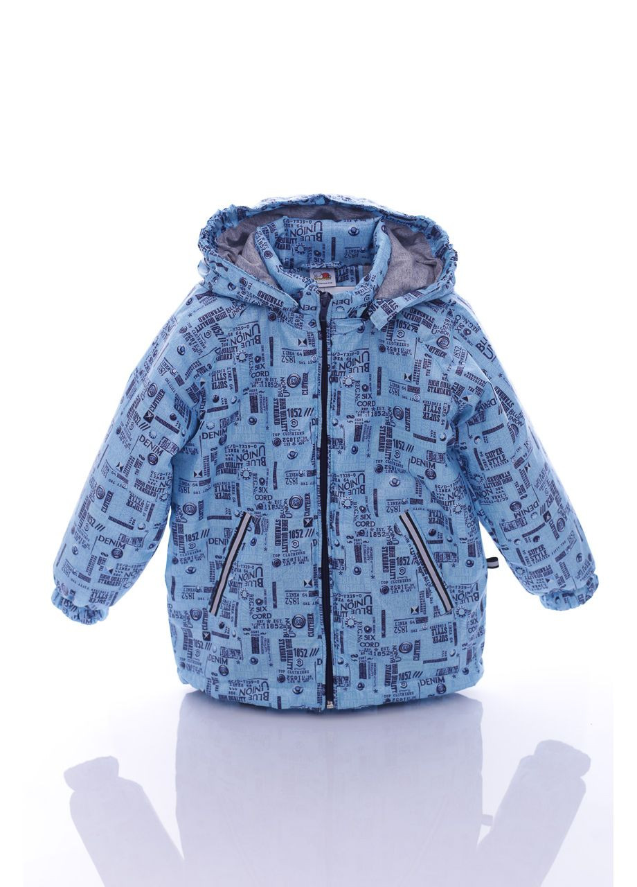 Голубая демисезонная ветровка BABYKROHA