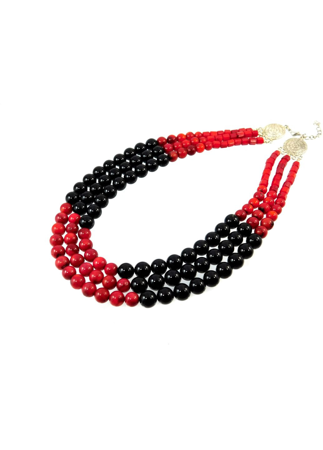 Намисто "Елегантність в кольорі" Корал, Агат Fursa fashion (339678813)