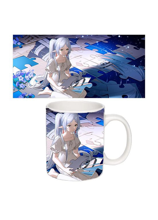 Чашка белая аниме Фрирен, провожающая в последний подарочный путь (z1415) No Brand (327003871)