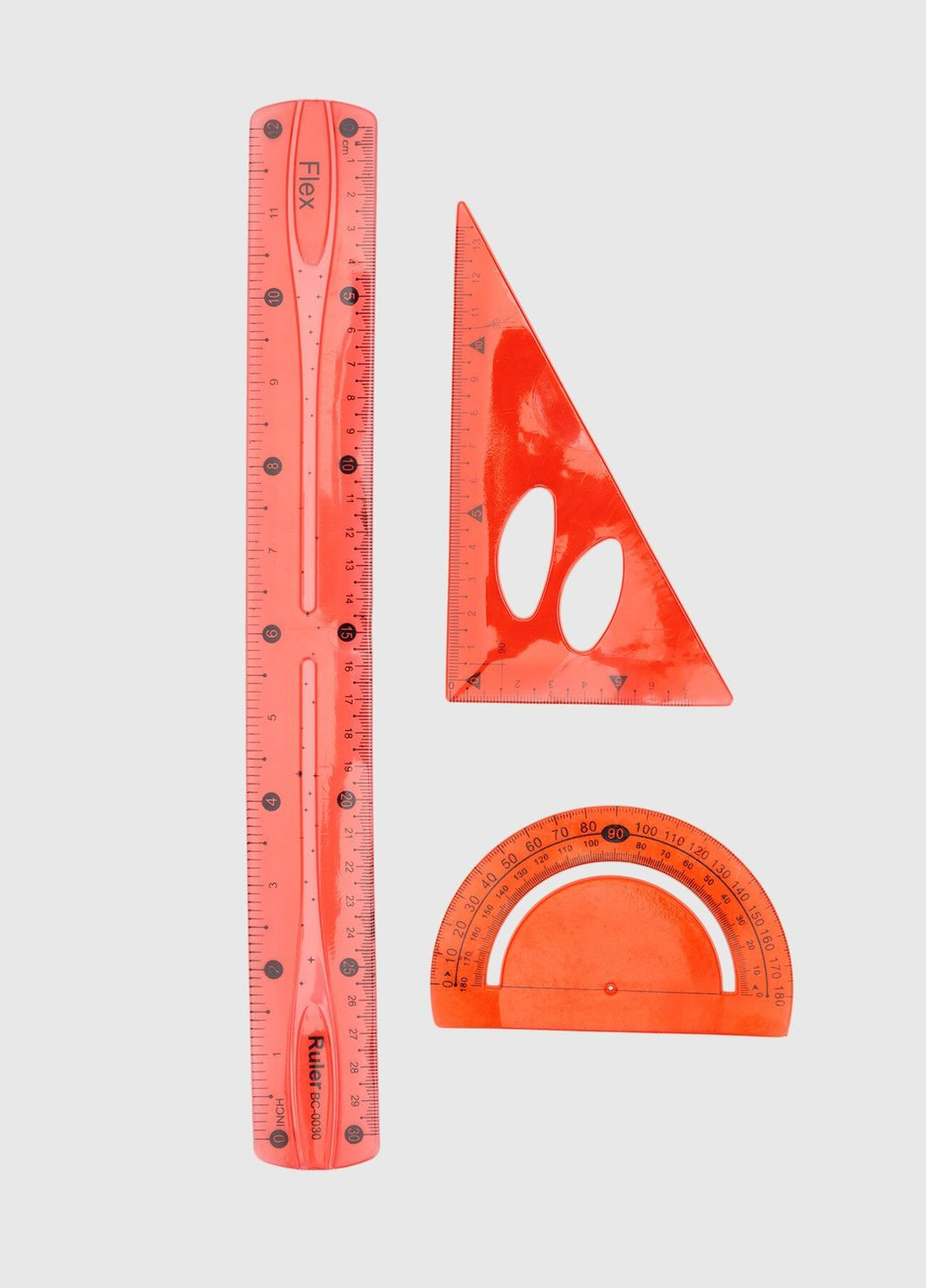 Набор линеек ZI4291 Красный (2000990712233)(SC) shop (2000990712233) No Brand (362704437)