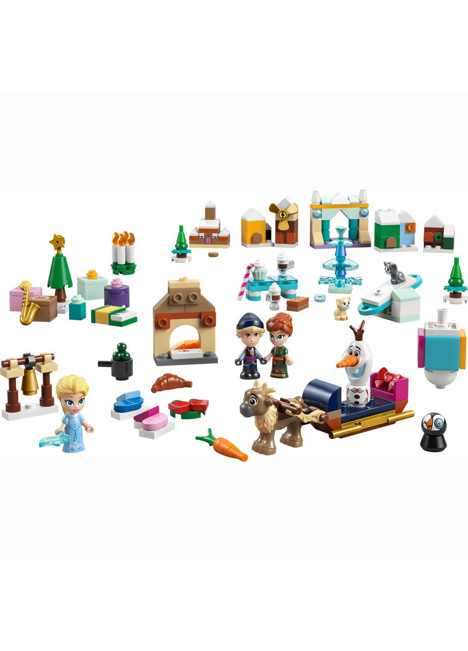 Новорічний адвент календар 2025 ЛЕГО Дісней Крижане серце Оригінал Disney Frozen Advent Calendar 2025 Lego (365251580)