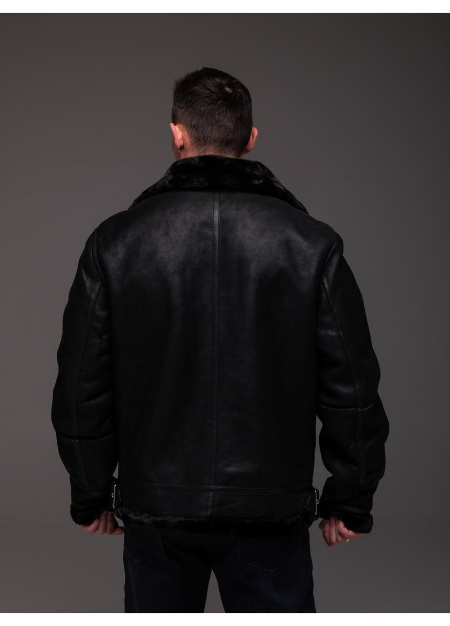 Чоловіча дублянка з штучної шкіри та хутра Vakko (365443813)