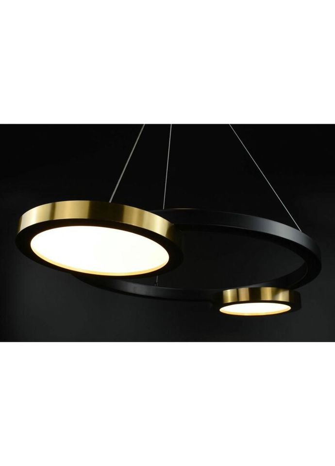 Люстра светодиодная подвесная LED светильник для квартиры на потолок лэд 26747 Черный 35-150х55х80 см. Sunnysky (335975279)