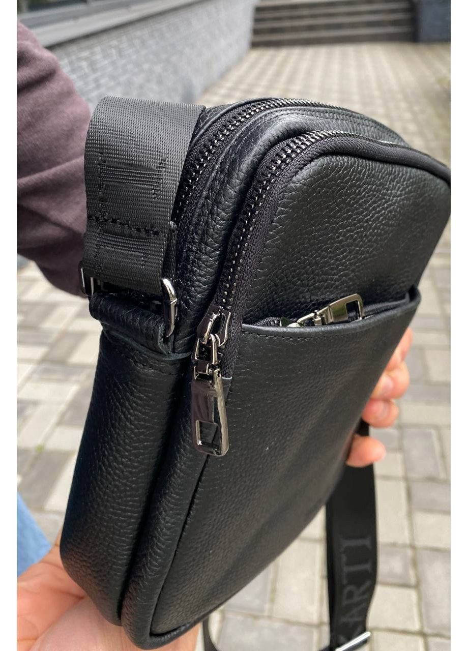 Чоловіча шкіряна сумка месенджер через плече барсетка Casual pro JP (365066006)