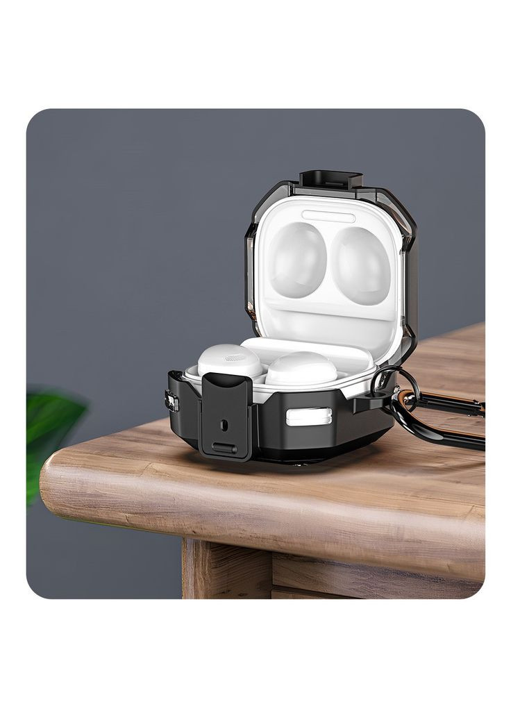 Протиударний чохол Dux Dusis SEGA для навушників 2 Pro / 2 / Pro / Live / FE + карабін Dux Ducis Samsung Galaxy Buds (324234619)