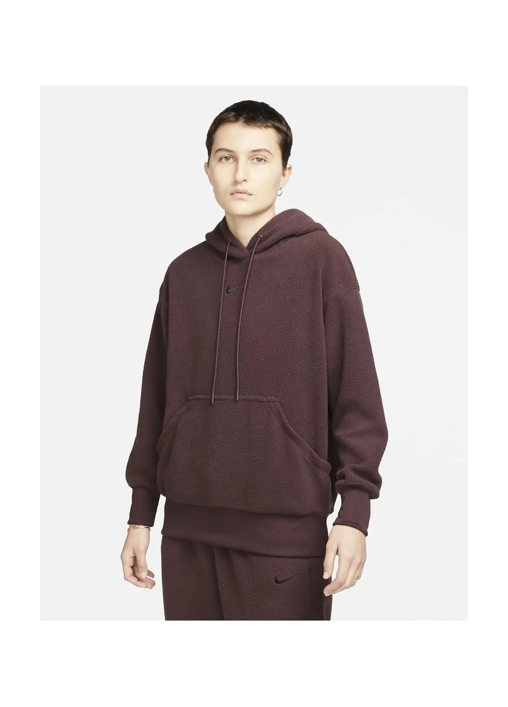 Кофта жіноча Sportswear Plush Brown Dq6840-652 Nike (381733825)