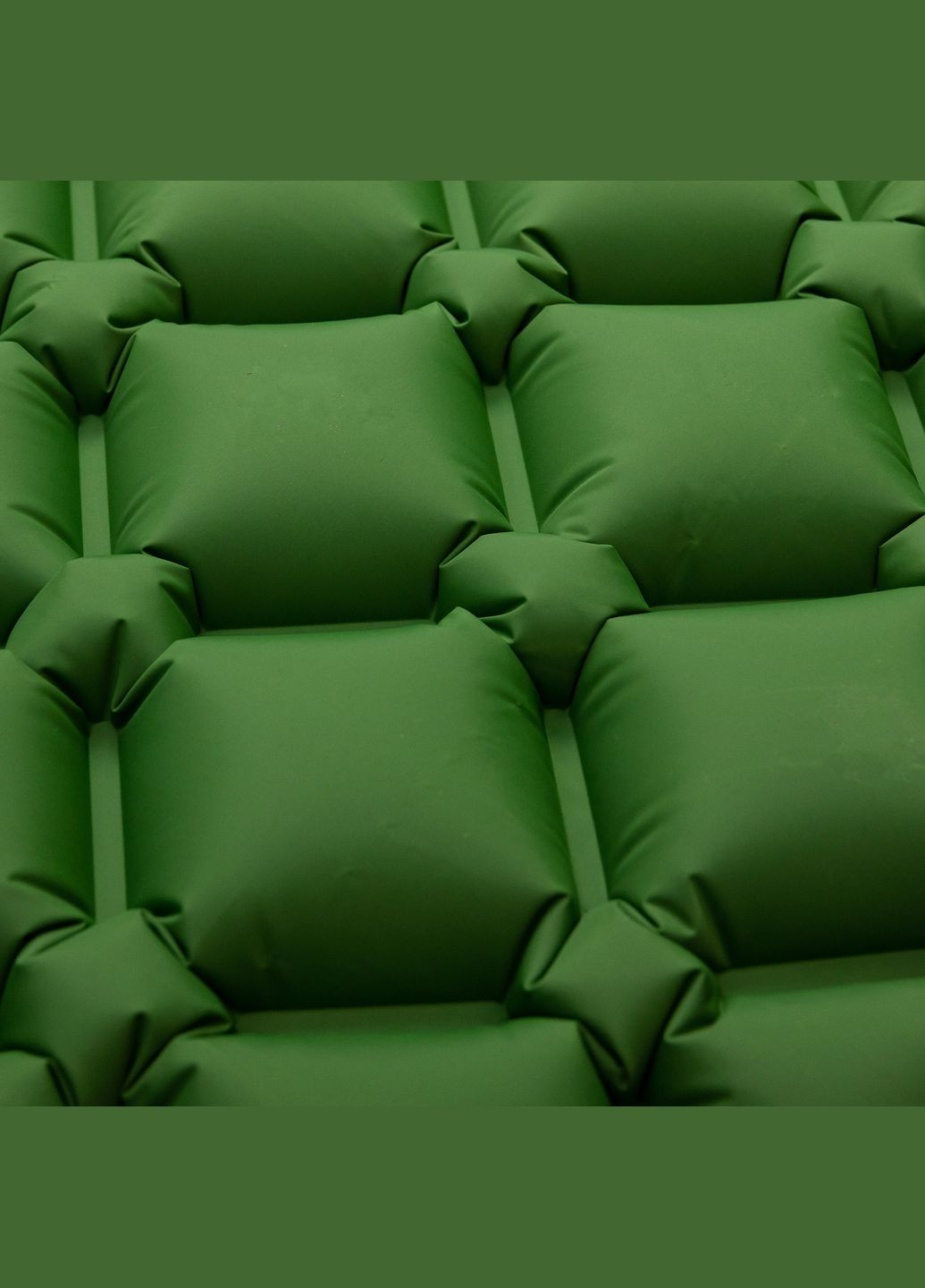 Надувной матрас с TPU 190*55*3 см с подушкой, зеленый. LUGI (324070738)