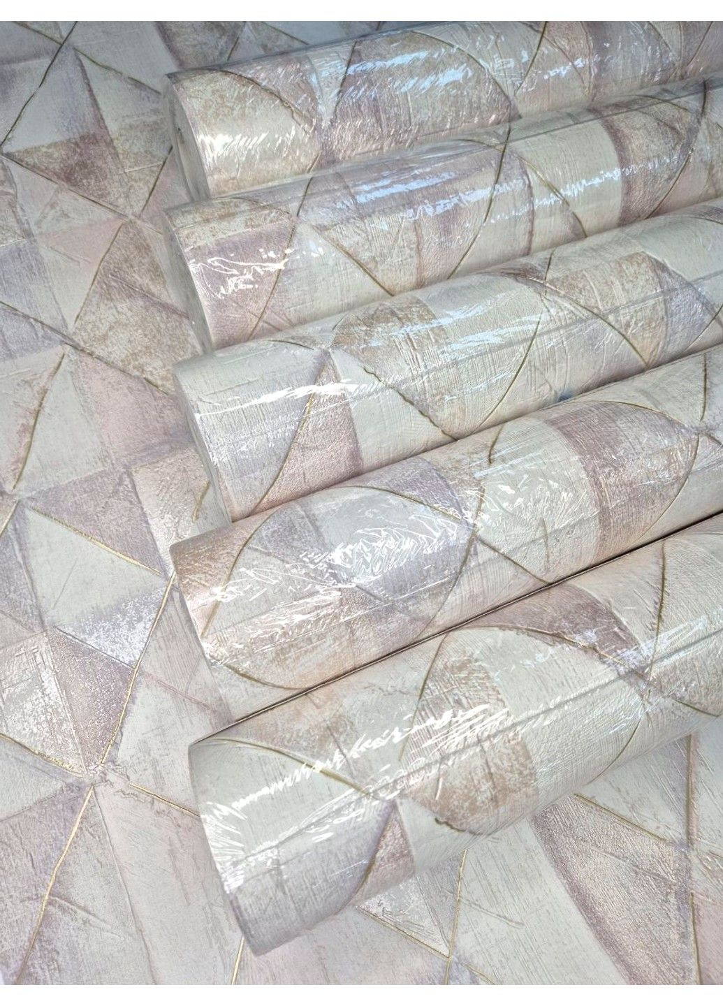 Шпалери Слов’янські вінілові10,05×0,53м, 5737-06, обої рожеві для кухні, вітальні, коридору, дитячої кімнати, спальні Слов'янські шпалери (340275337)