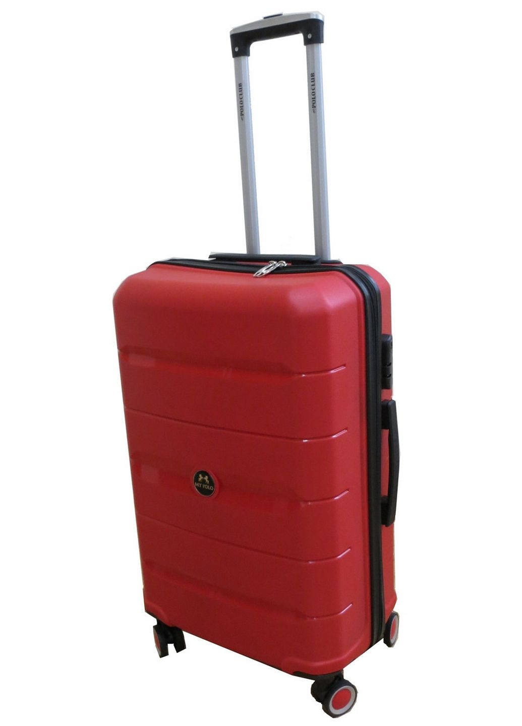 Средний чемодан из полипропилена на колесах 60L 67х40х25 см MY Polo (289465321)
