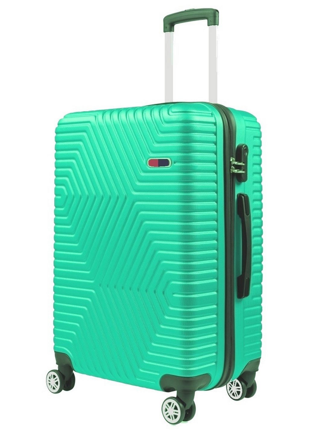 Пластиковый чемодан на колесах средний размер 70L 66х42х28 см GD Polo (289459397)