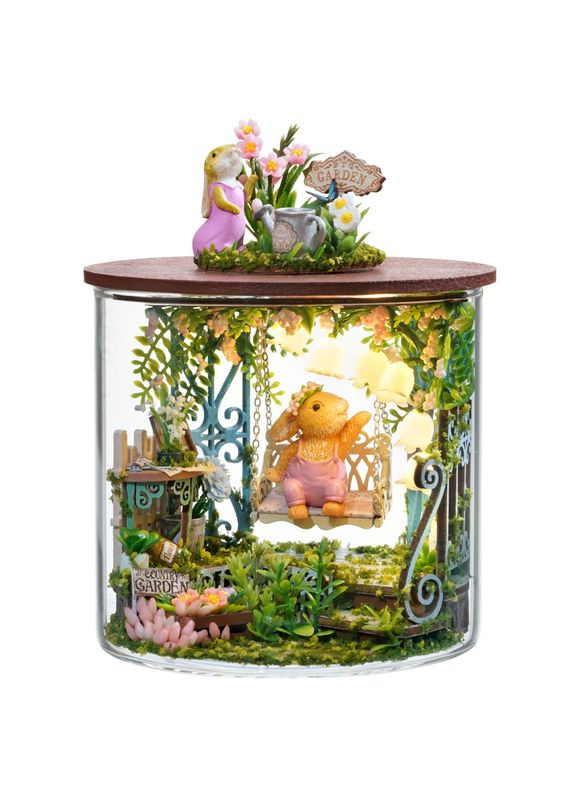 Румбокс 3D конструктор Казковий сад Fairytale Garden Інтер'єрний в колбі B-113 No Brand (362452825)