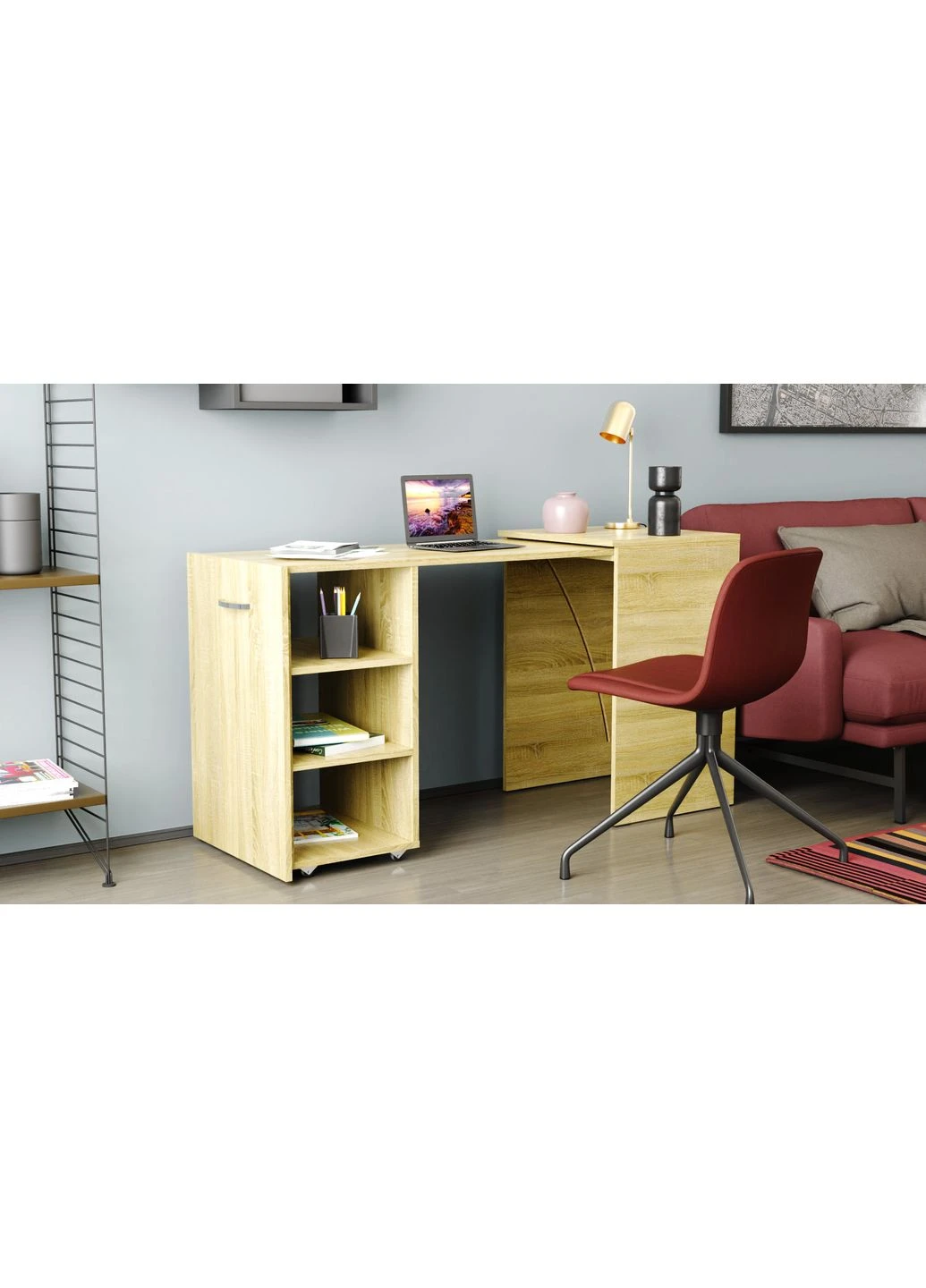 Стол-тумба трансформер Смарт 1/1 750x1450x500 ДСП 16 мм (FRD-105070) Ferrum-decor (391921039)
