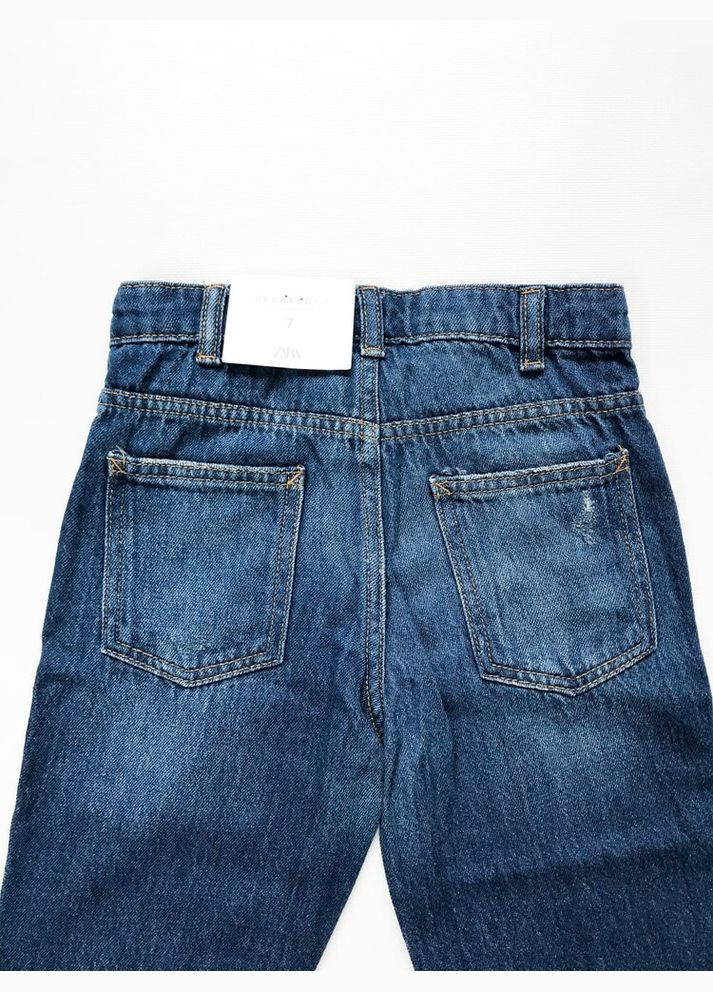 Синие джинсы 116 см синий артикул л414 Zara