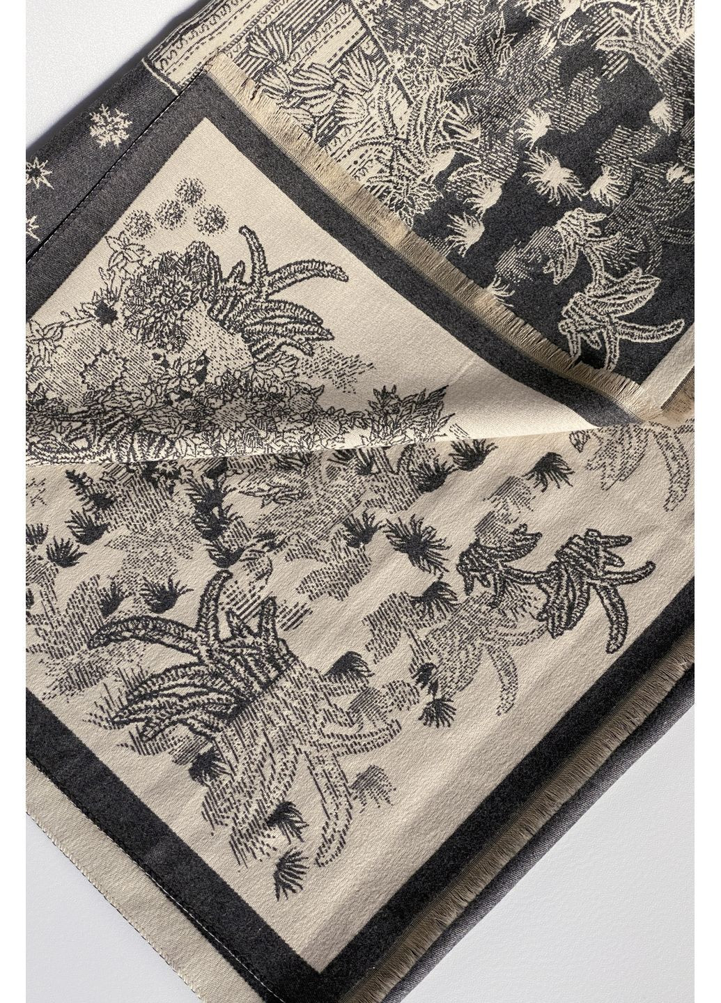 Шарф двусторонний рисунок CHICLY (366868958)