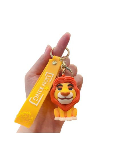 Король лев брелок The Lion King мультяшний милий брелок силіконовий брелок для ключів креативна підвіска 5,6 см Shantou (290012016)