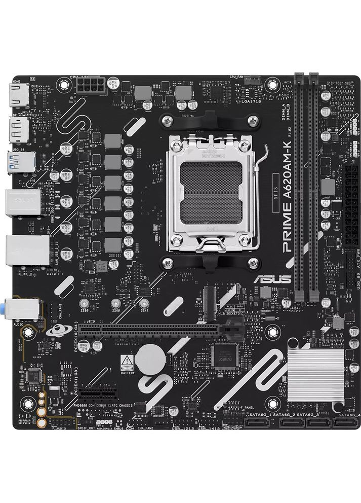 Материнська плата PRIME A620AM-K (90MB1GX0-M0EAY0) Asus (368575721)