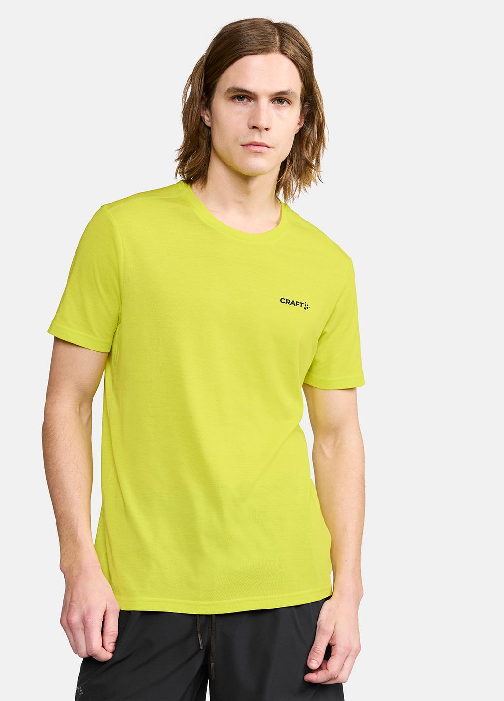 Желтая мужская футболка Craft Deef 3.0 Tee