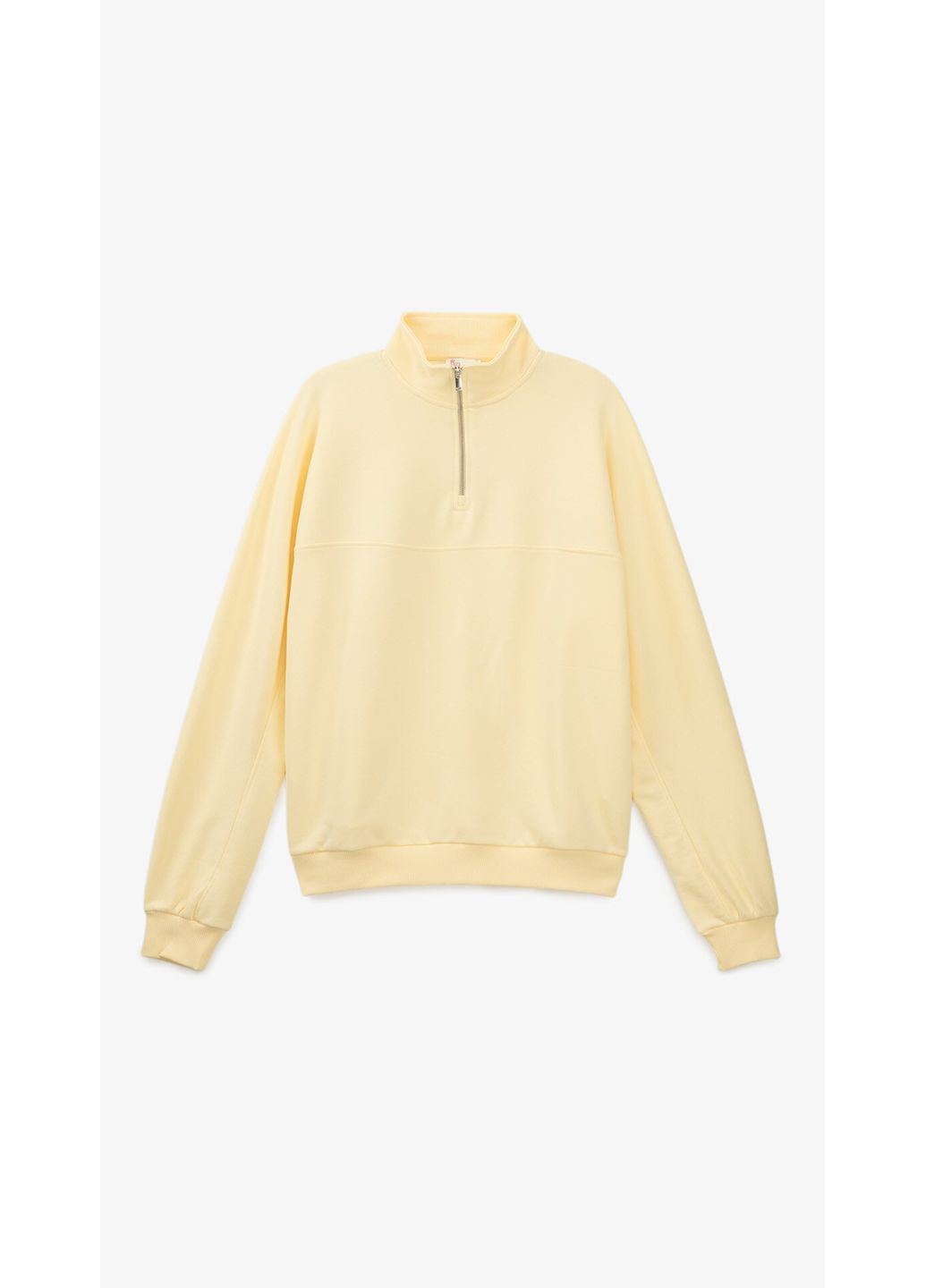 Желтый свитшот однотонный женский onme-108-k лимонный shop (2000999362910) On me однотонный (369720363)