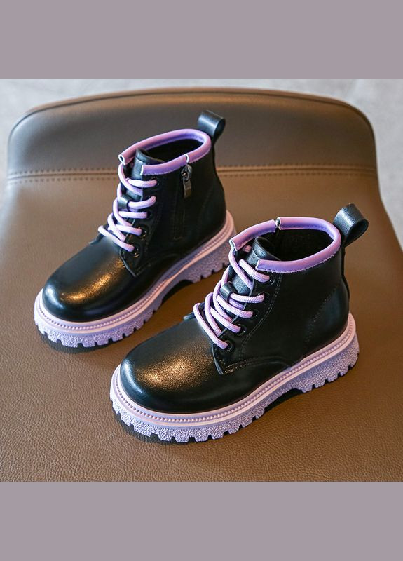 Фиолетовые зимние ботинки Qoopixie