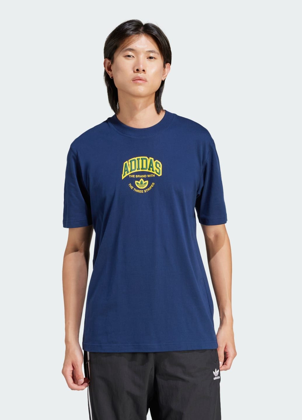 Синя футболка vrct adidas