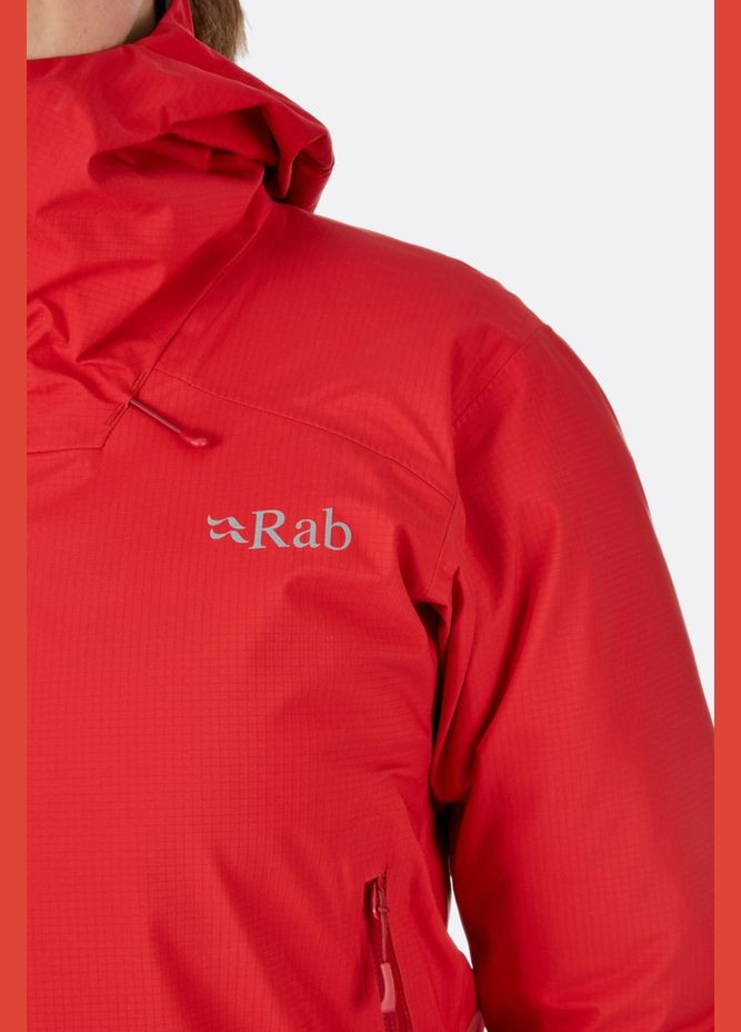 Красная демисезонная куртка arc jacket wmns Rab