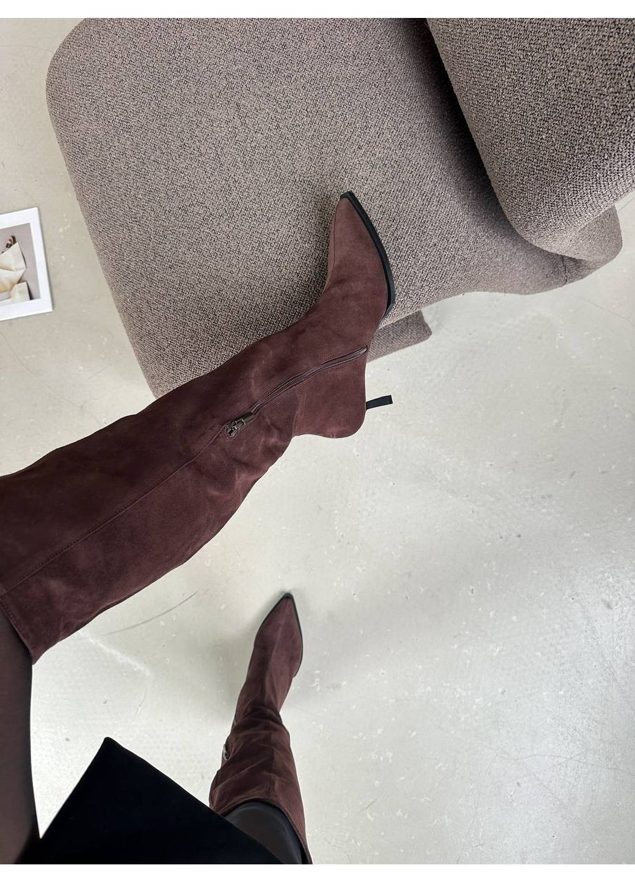 Осенние стильные женские сапоги No Brand