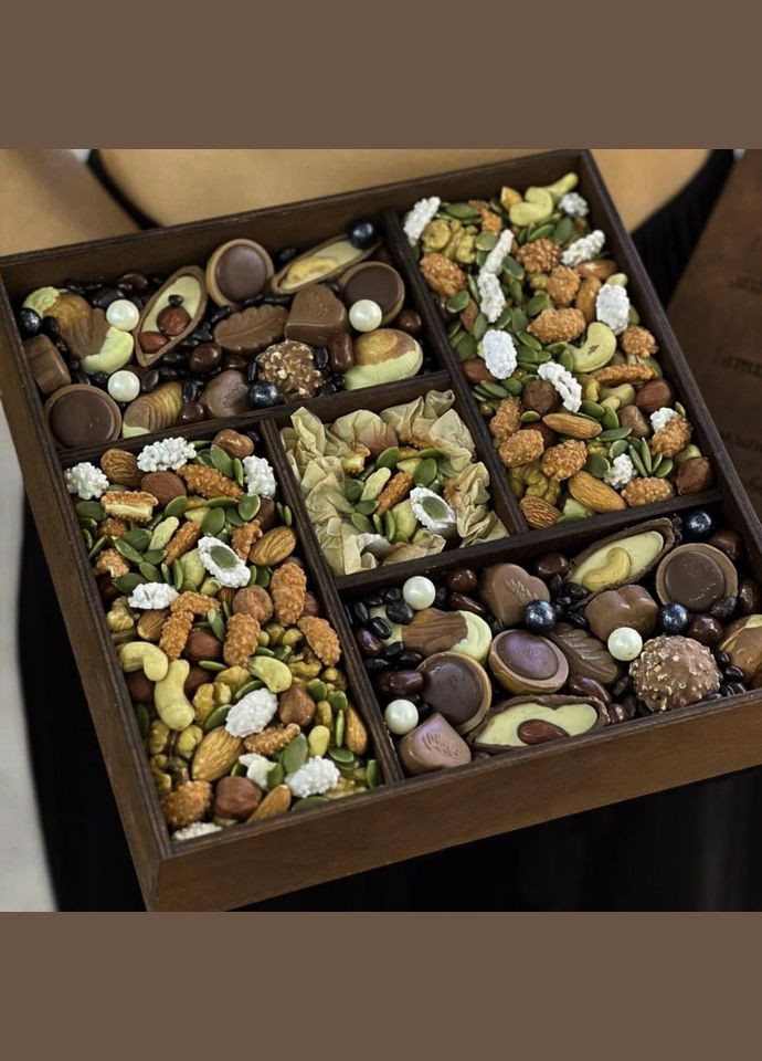 Менажница из дерева Паралас капучино (МЕН-003509) No Brand (327848808)