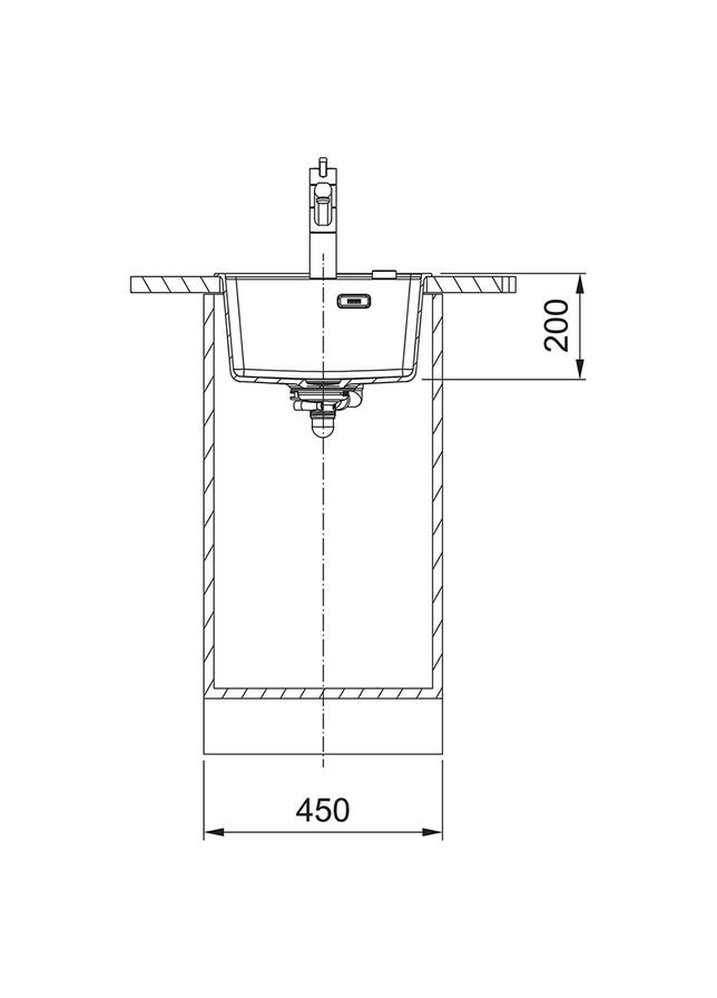 Мийка кухонная Maris, фраграніт, прямокутник, без крил, 410х510х200мм, чаша - 1, врізна, MRG 610-72 TL, бежевий FRANKE (360399060)