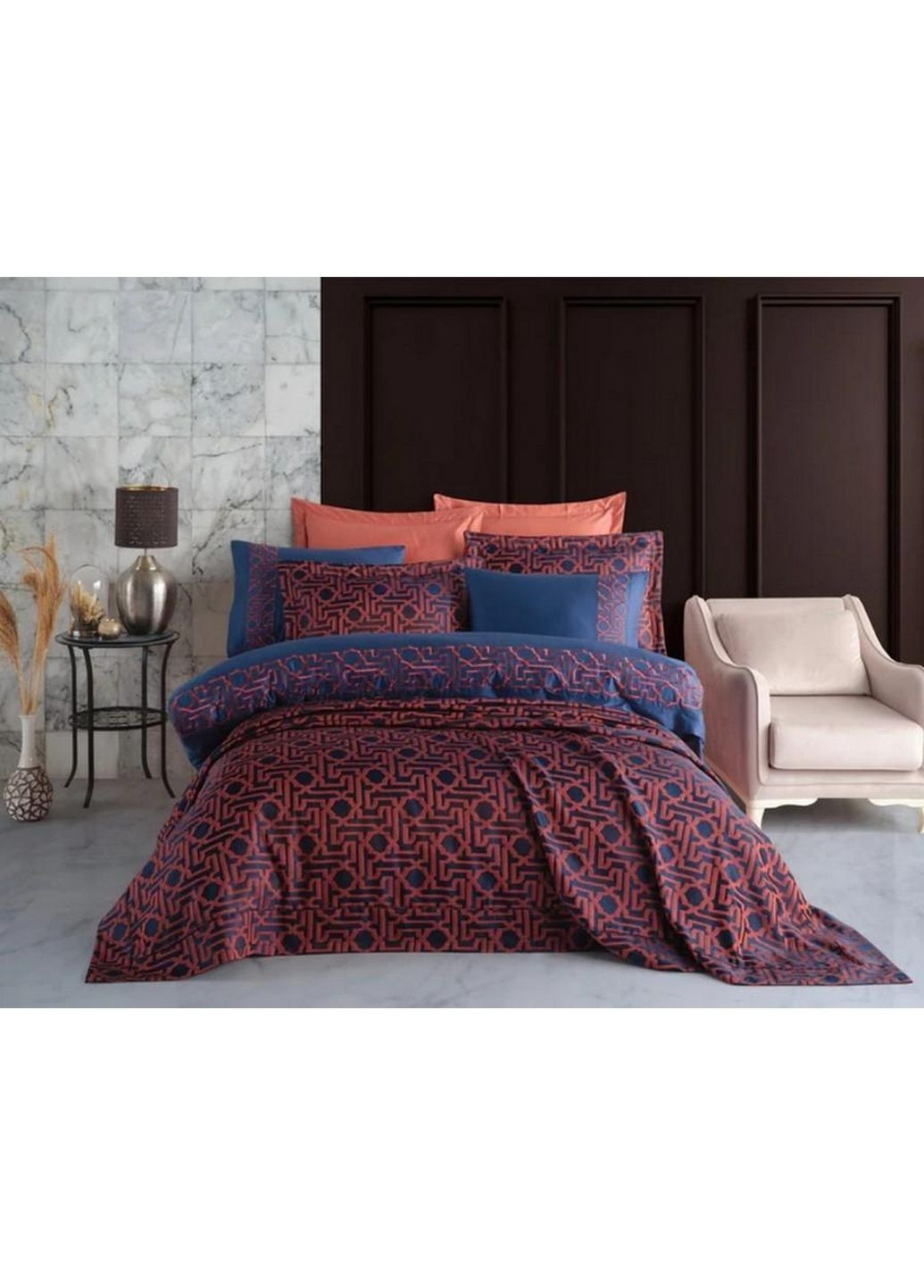 Спальный комплект постельного белья Dantela Vita (288133993)
