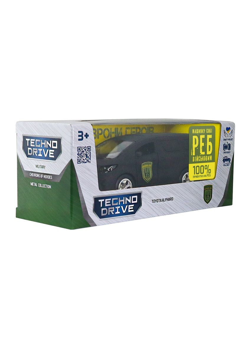 Автомодель серії "Шеврони Героїв" Toyota Alphard "УДА" KM6011UD TechnoDrive (315154976)