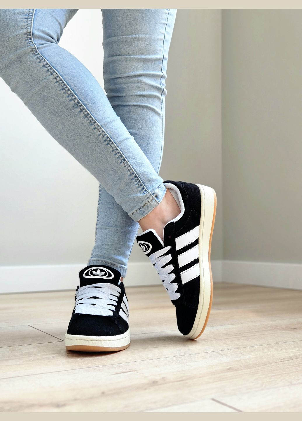 Кросівки жіночі і чоловічі Adidas Campus 00s black | Адідас Кампус чорні No Brand чорні демісезони (307397774)