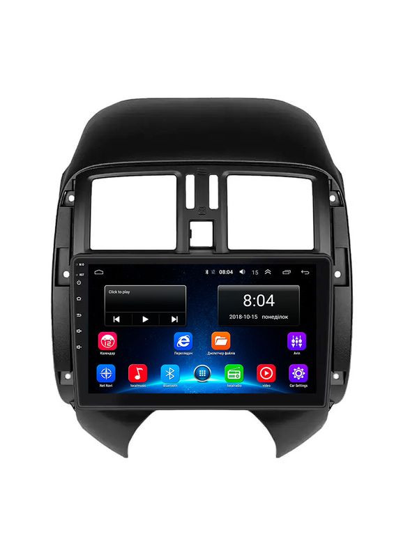 Штатна магнітола для Nissan Versa II Рестайлінг 2014-2019 екран 9" 2/32Gb Wi-Fi GPS Base 7 шт. Lesko (336206567)