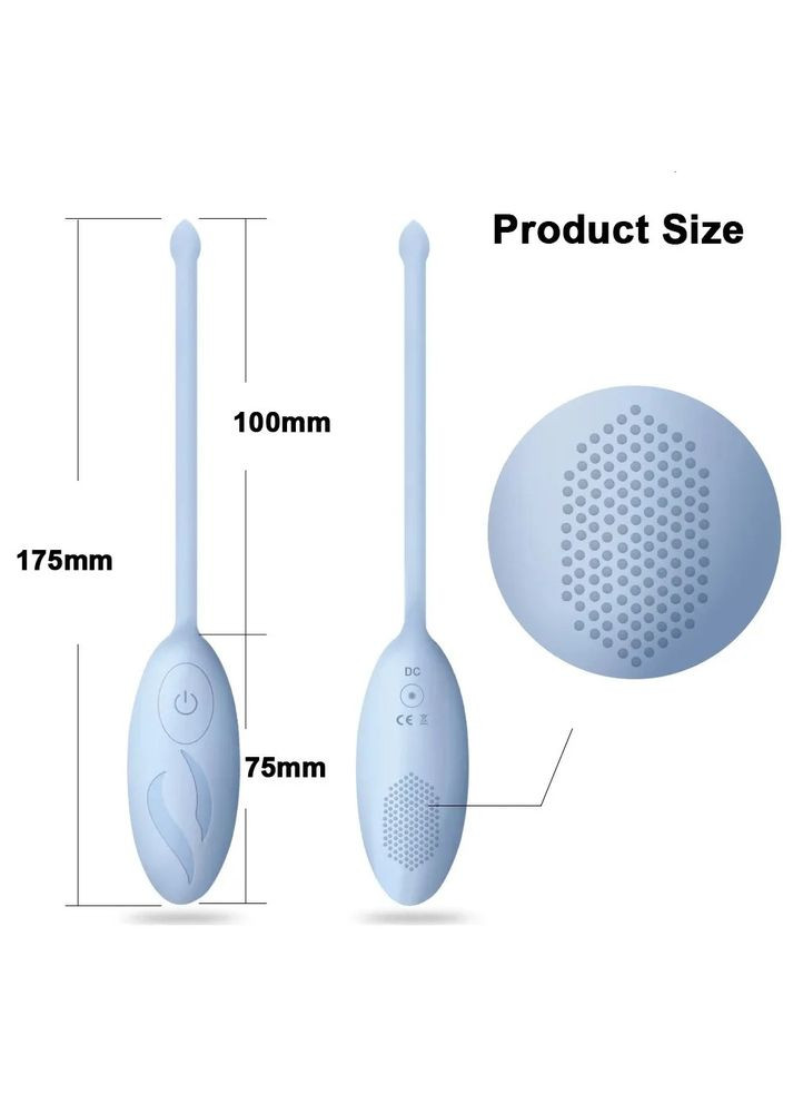 Бездротовий Вібратор-яйце з дистанційним керуванням симулятор точки G вагінальна куля Кегель No Brand (303776980)